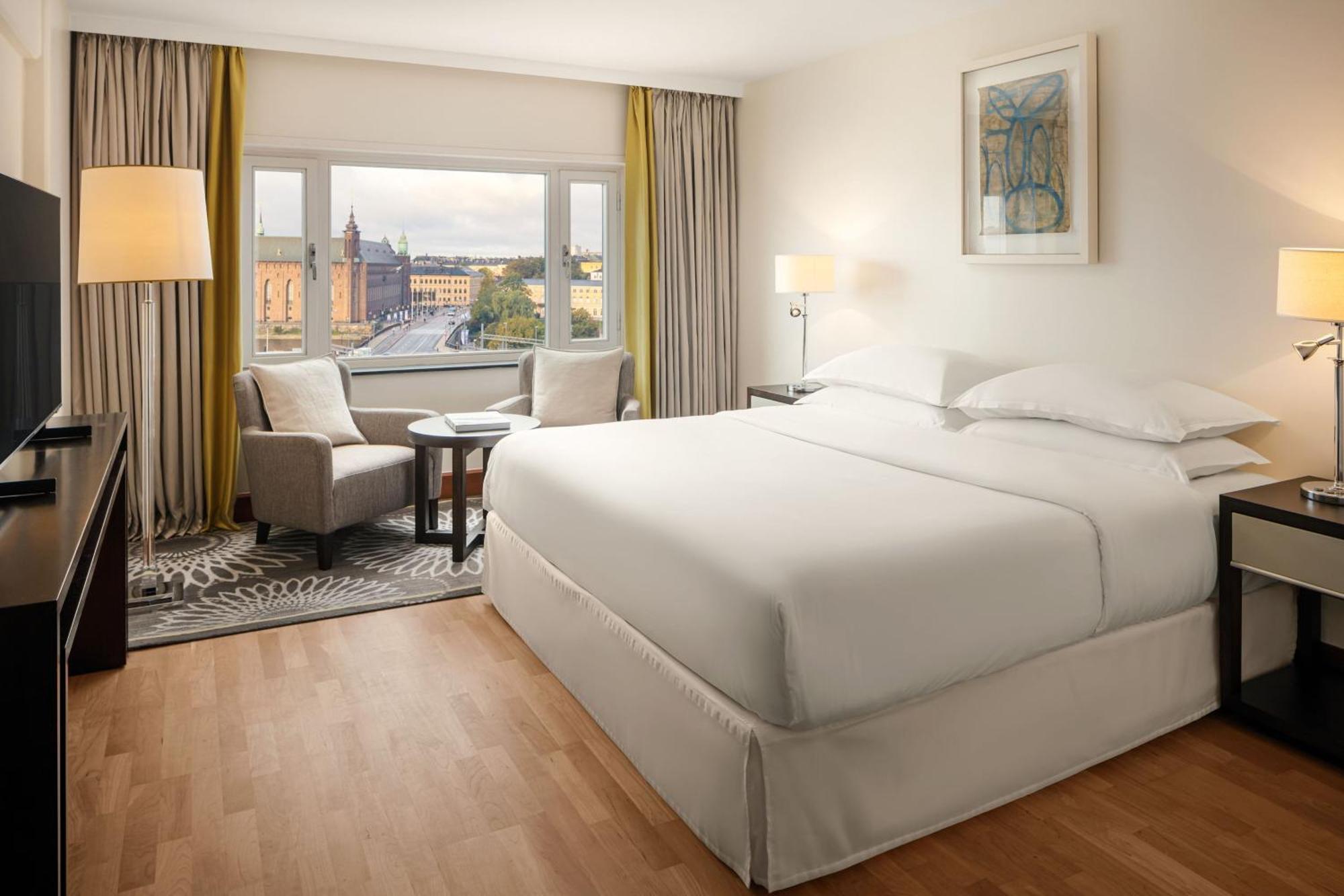 Sheraton Stockholm Hotel Exterior photo A room at the hotel