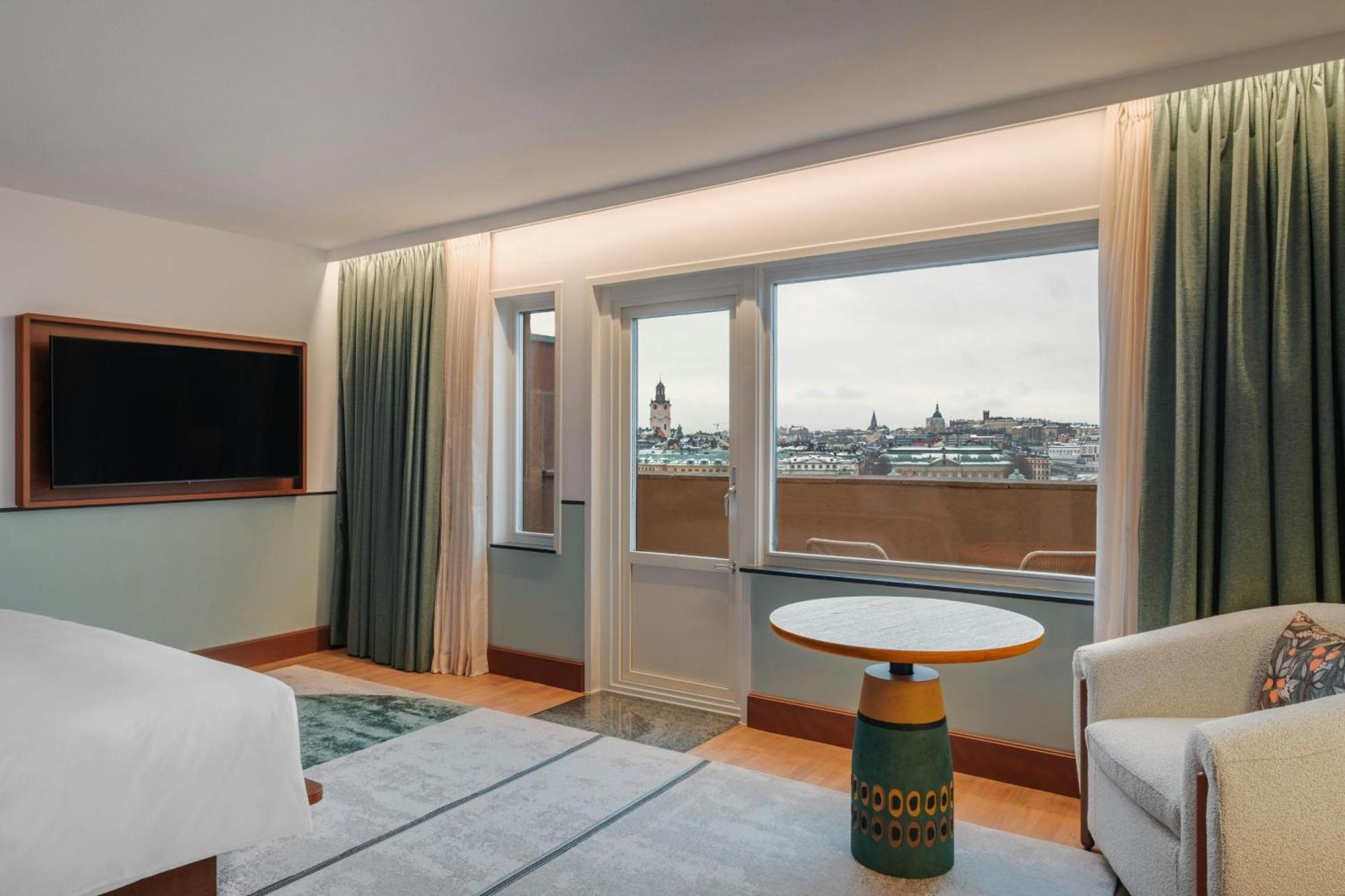 Sheraton Stockholm Hotel Exterior photo A room at the hotel